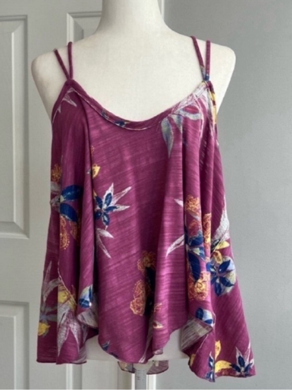 Free People Top Plum Multi
Size XS